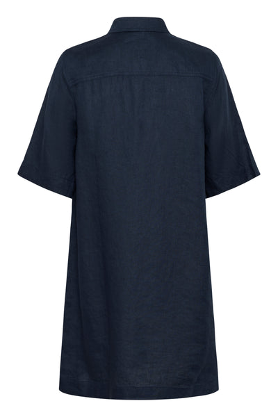 Part Two Sardiae Linen Dress,  After Midnight