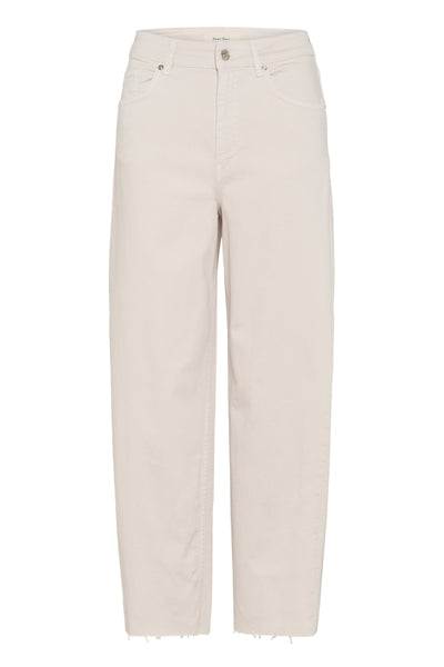 Part Two Adelena Jeans, Wind Chime Cream - Flax In Bloom