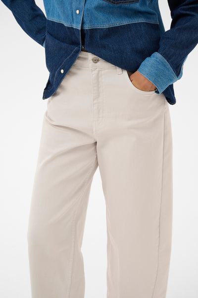 Part Two Adelena Jeans, Wind Chime Cream - Flax In Bloom