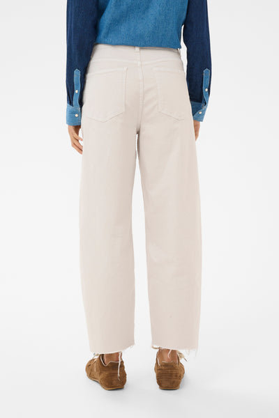 Part Two Adelena Jeans, Wind Chime Cream - Flax In Bloom