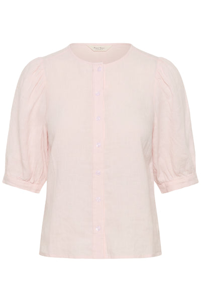 Part Two Azra Linen Blouse, Mauve Chalk