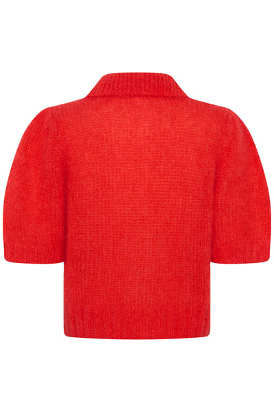 Part Two Vernoni Cardigan, Poppy Red