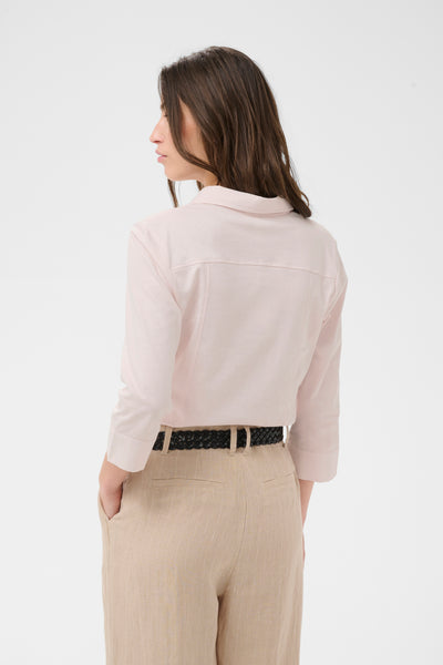 Part Two Anise Cotton Shirt, Mauve Chalk