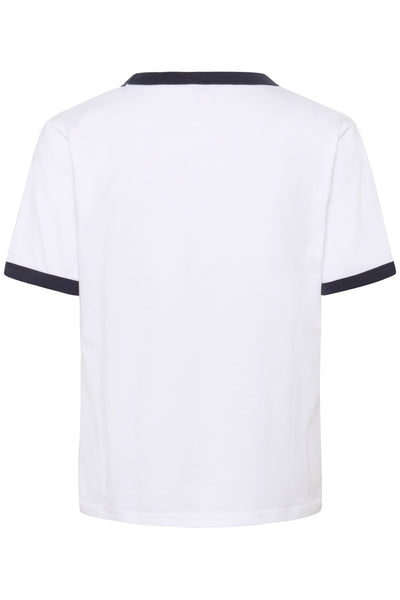 Part Two Angelita T-Shirt, White/After Midnight