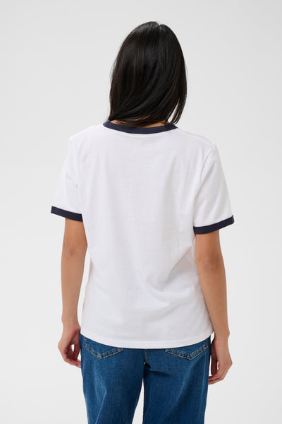 Part Two Angelita T-Shirt, White/After Midnight