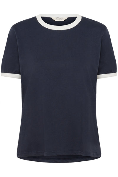 Part Two Angelita T-Shirt, Navy/Whisper White