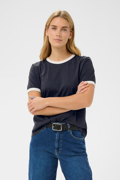 Part Two Angelita T-Shirt, Navy/Whisper White