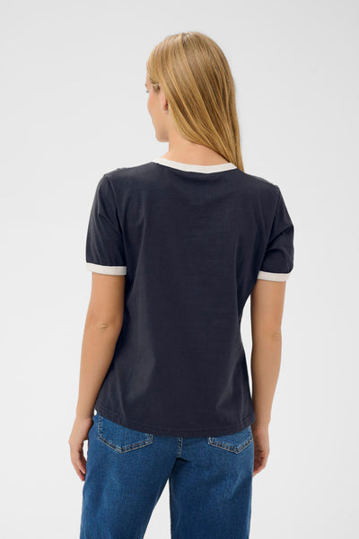 Part Two Angelita T-Shirt, Navy/Whisper White