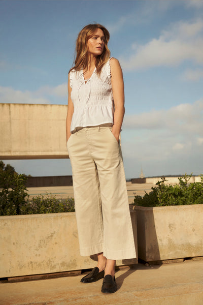 PART TWO Belmay Cotton Trousers, French Oak