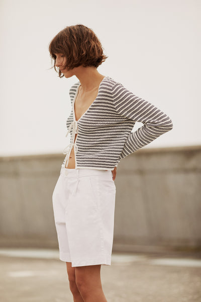 PART TWO Bonni Cotton Shorts, Bright White