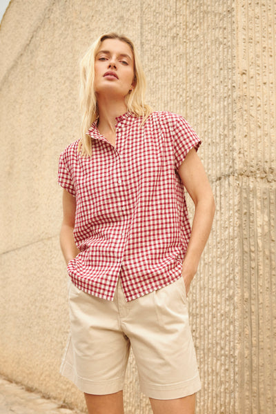 PART TWO Bonni Cotton Shorts, French Oak