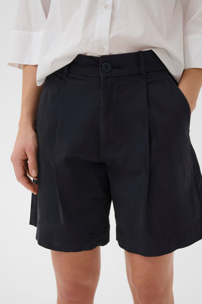 PART TWO Bonni Cotton Shorts, Dark Navy