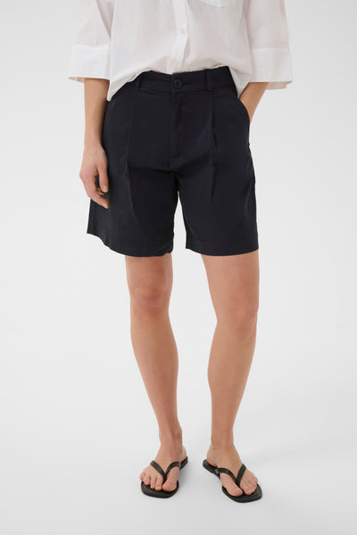 PART TWO Bonni Cotton Shorts, Dark Navy