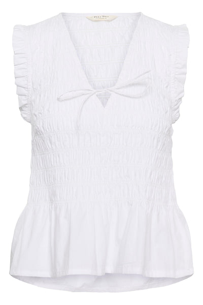 PART TWO Borgny Organic Cotton Top, Bright White