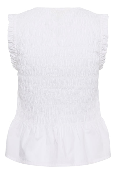 PART TWO Borgny Organic Cotton Top, Bright White