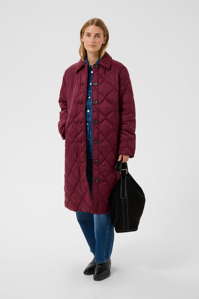 PART TWO Carine Coat, Beetle Green