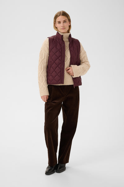 PART TWO Carlota Sleeveless Jacket, Port Royale