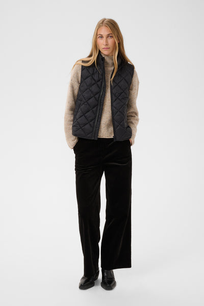 PART TWO Carlota Sleeveless Jacket, Black