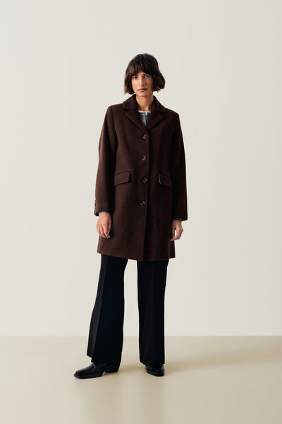 PART TWO Cecil Wool Coat, Black