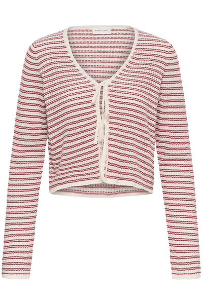 Part Two Rosefina Cotton Cardigan, After Midnight Stripe