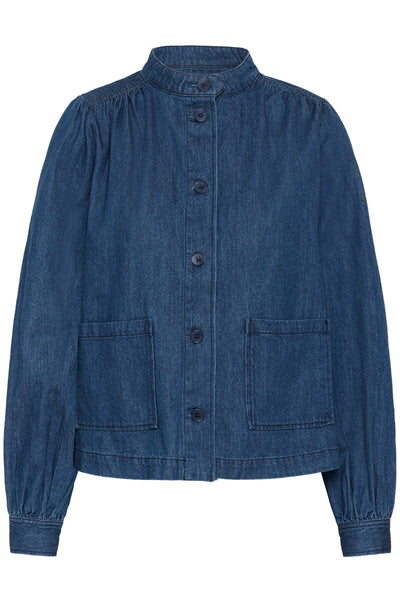 Part Two Danah Denim Jacket, Medium Dark Blue