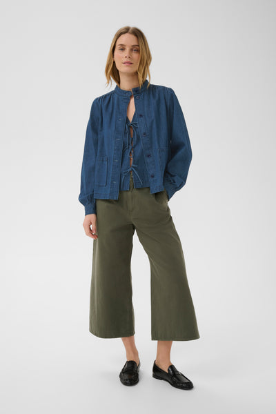 Part Two Danah Denim Jacket, Medium Dark Blue