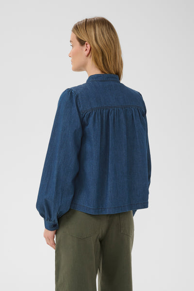 Part Two Danah Denim Jacket, Medium Dark Blue