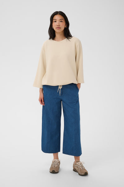 Part Two Safin Denim Trousers, Medium Dark Blue