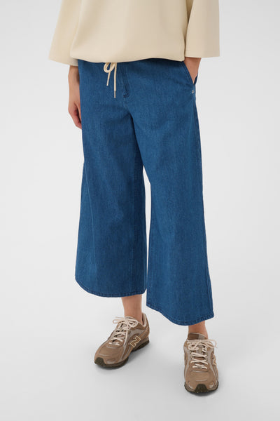 Part Two Safin Denim Trousers, Medium Dark Blue