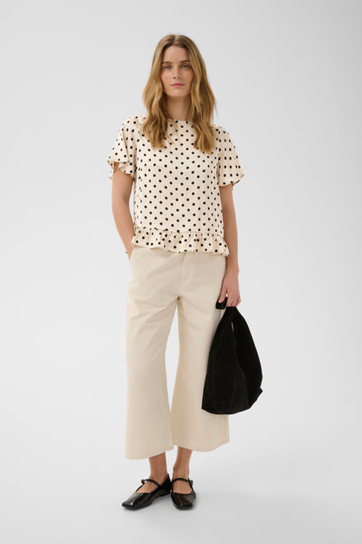 Part Two Dusines Blouse, Black Dot