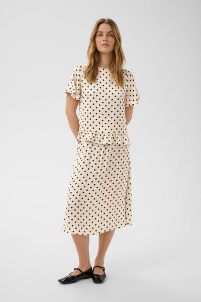 Part Two Dusines Blouse, Black Dot