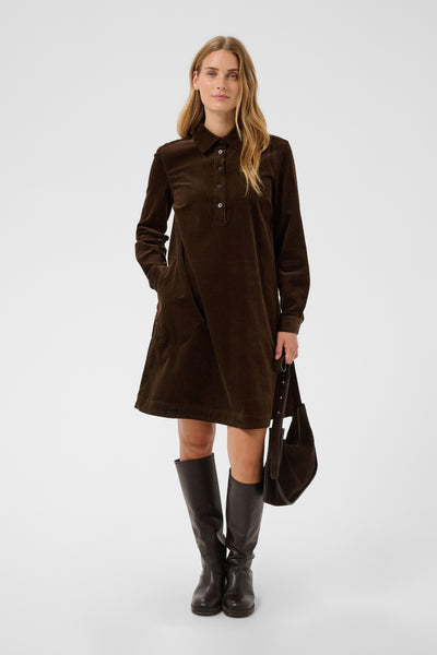 Part Two Corintha Corduroy Dress, Dark Navy