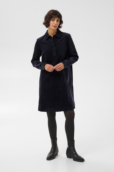 PART TWO Corintha Corduroy Dress, Dark Navy