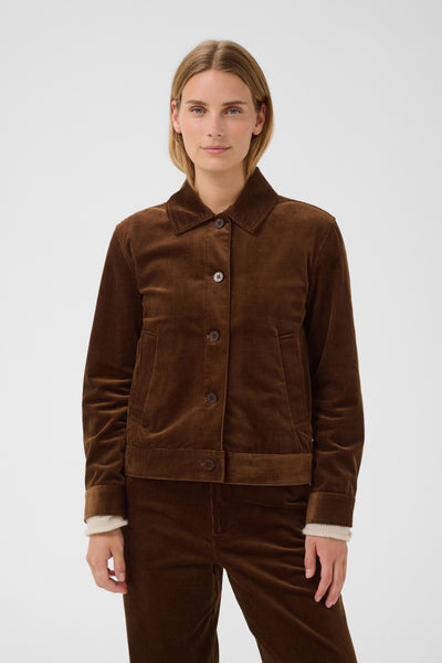Part Two Constanze Corduroy Jacket, Downtown Brown
