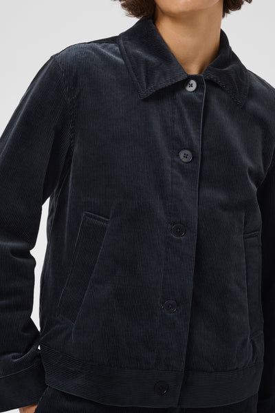 PART TWO Constanze Corduroy Jacket, Dark Navy