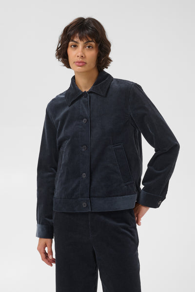 PART TWO Constanze Corduroy Jacket, Dark Navy