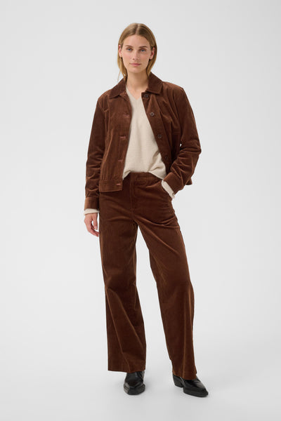 Part Two Columba Corduroy Pants, Downtown Brown