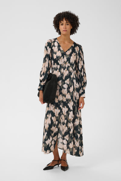 PART TWO Ciluca Dress, Green Flower Print