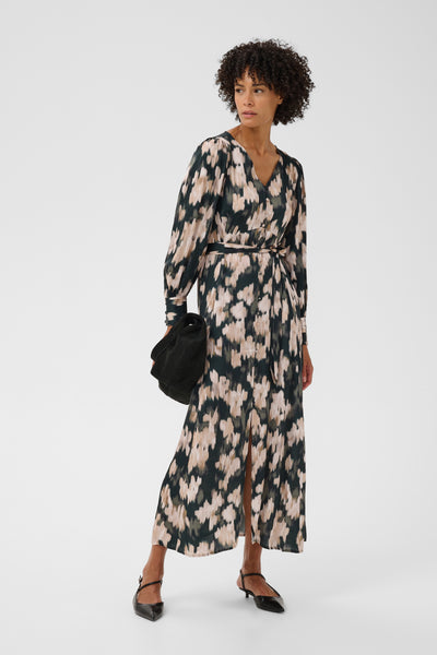 PART TWO Ciluca Dress, Green Flower Print