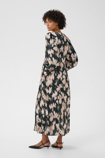 PART TWO Ciluca Dress, Green Flower Print