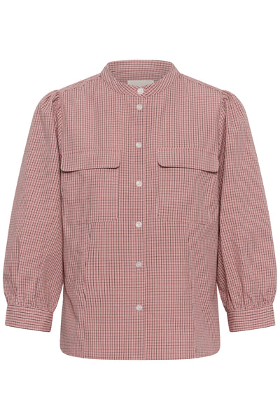 PART TWO Chinette Cotton Blouse, Brandied Apricot