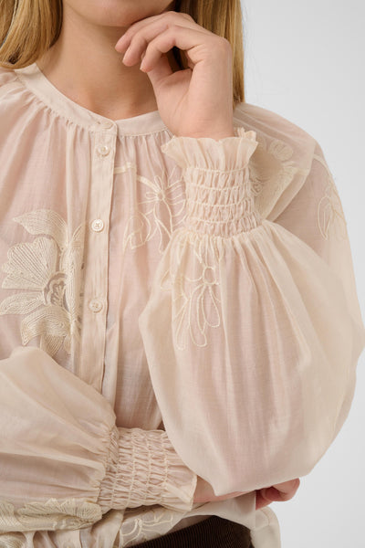 PART TWO Cheyanne Blouse, Whitecap Grey (Cream)