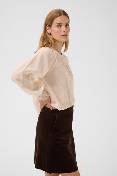 PART TWO Cheyanne Blouse, Whitecap Grey (Cream)