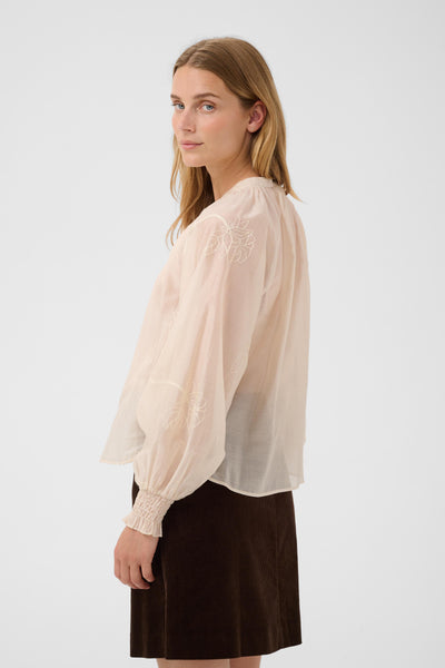 PART TWO Cheyanne Blouse, Whitecap Grey (Cream)