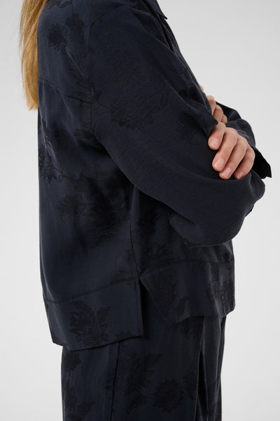 Part Two Carolla Overshirt, Navy Flower
