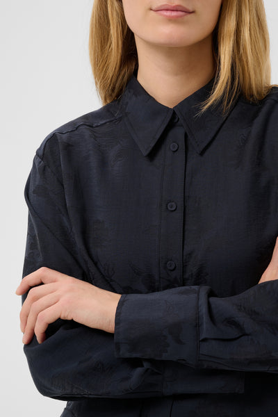 Part Two Carolla Overshirt, Navy Flower