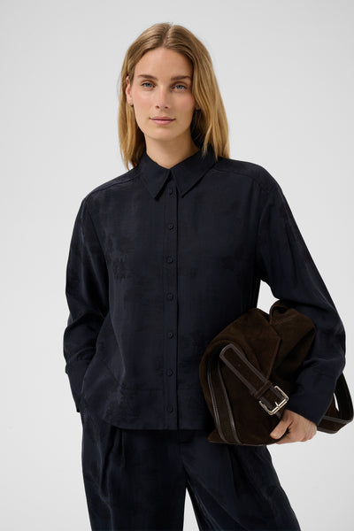 Part Two Carolla Overshirt, Navy Flower