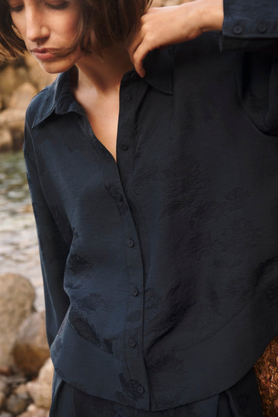Part Two Carolla Overshirt, Navy Flower