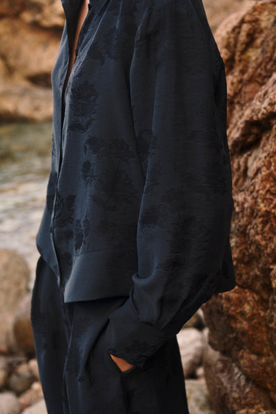 Part Two Carolla Overshirt, Navy Flower