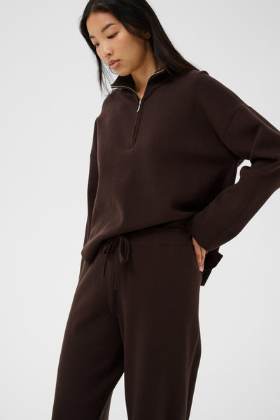 Part Two katrie Trouser, Mole Brown